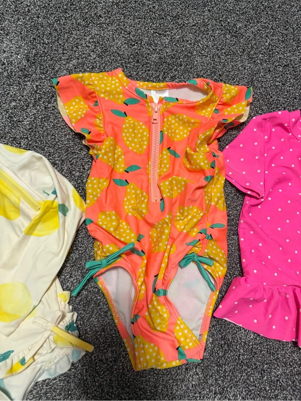 18 month swim suits bathing suits baby girls lemons